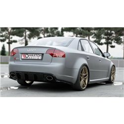 Maxton - Diffuseur Arrière Complet Audi RS4 B7 Noir Brillant