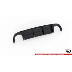 Maxton - Diffuseur Arrière Complet Audi RS4 B7 Noir Brillant