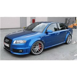 Maxton - Lame Du Pare-Chocs Avant V.2 Audi RS4 B7 Noir Brillant