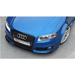 Maxton - Lame Du Pare-Chocs Avant V.2 Audi RS4 B7 Noir Brillant