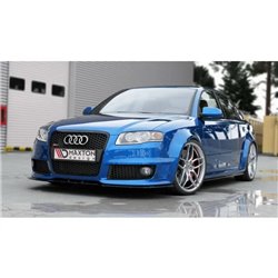 Maxton - Lame Du Pare-Chocs Avant V.2 Audi RS4 B7 Noir Brillant