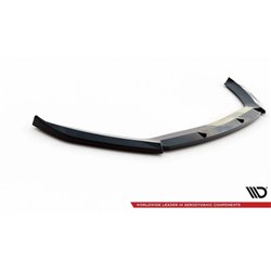 Maxton - Lame Du Pare-Chocs Avant V.6 Seat Leon Cupra / FR Mk3 FL Noir Brillant