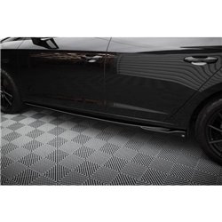 Maxton - Rajouts Des Bas De Caisse V.4 Seat Leon Cupra / FR Mk3 FL Noir Brillant