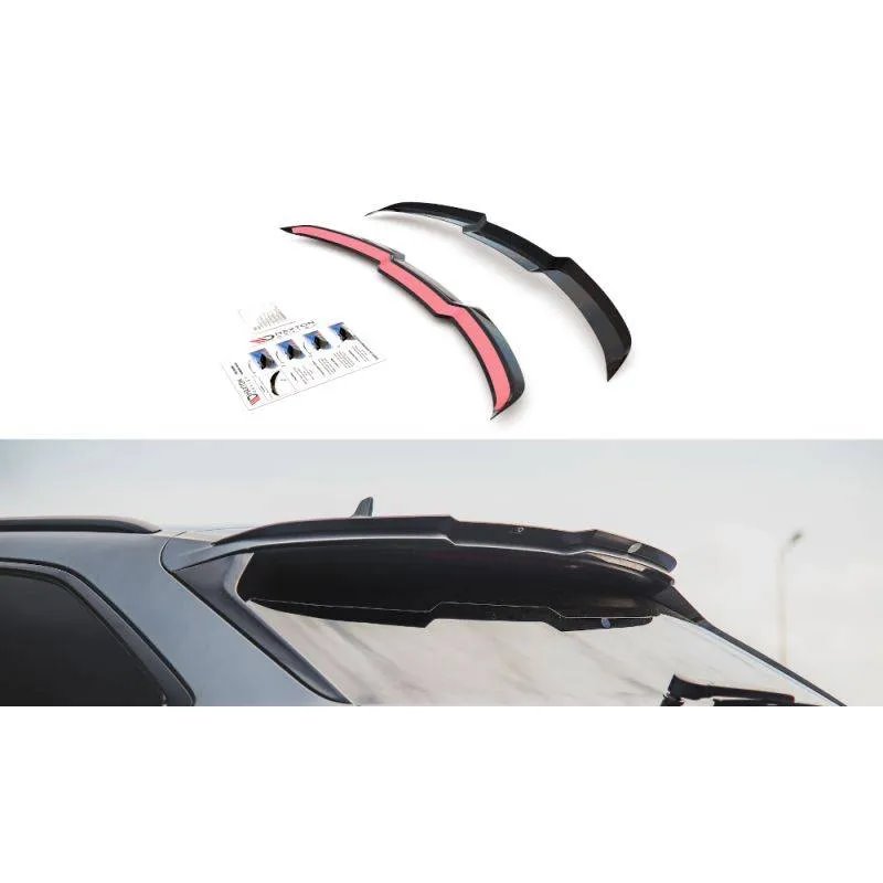 Maxton - Spoiler Cap Central V.1 Audi RS6 C8 / C8 Facelift Noir Brillant