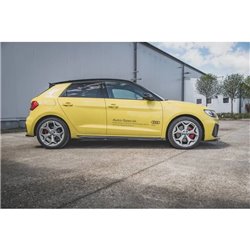Maxton - Rajouts Des Bas De Caisse Audi A1 S-Line GB Noir Brillant
