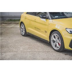 Maxton - Rajouts Des Bas De Caisse Audi A1 S-Line GB Noir Brillant