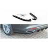 Maxton - Lames De Pare-Chocs Arrière Latérales Ford Mondeo Vignale Mk5 Facelift Noir Brillant