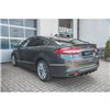 Maxton - Lames De Pare-Chocs Arrière Latérales Ford Mondeo Vignale Mk5 Facelift Noir Brillant