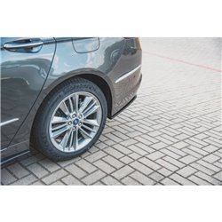 Maxton - Lames De Pare-Chocs Arrière Latérales Ford Mondeo Vignale Mk5 Facelift Noir Brillant