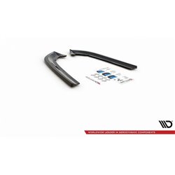 Maxton - Lames De Pare-Chocs Arrière Latérales Ford Mondeo Vignale Mk5 Facelift Noir Brillant