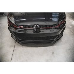 Maxton - Lame Du Pare-Chocs Avant VW Golf 7 GTI TCR Noir Brillant