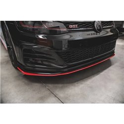 Maxton - Lame Du Pare-Chocs Avant VW Golf 7 GTI TCR Noir Brillant
