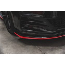 Maxton - Lame Du Pare-Chocs Avant VW Golf 7 GTI TCR Noir Brillant