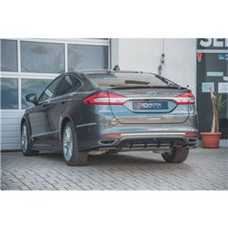 Maxton - Diffuseur Arrière Complet Ford Mondeo Vignale Mk5 Facelift Noir Brillant