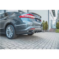 Maxton - Diffuseur Arrière Complet Ford Mondeo Vignale Mk5 Facelift Noir Brillant