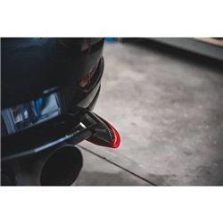 Maxton - Lames De Pare-Chocs Arrière Latérales VW Golf 7 GTI TCR Noir Brillant
