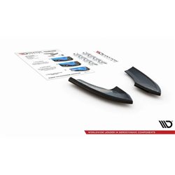 Maxton - Lames De Pare-Chocs Arrière Latérales VW Golf 7 GTI TCR Noir Brillant