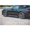 Maxton - Rajouts Des Bas De Caisse Abarth 124 Spider Noir Brillant