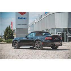 Maxton - Rajouts Des Bas De Caisse Abarth 124 Spider Noir Brillant