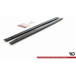 Maxton - Rajouts Des Bas De Caisse Abarth 124 Spider Noir Brillant