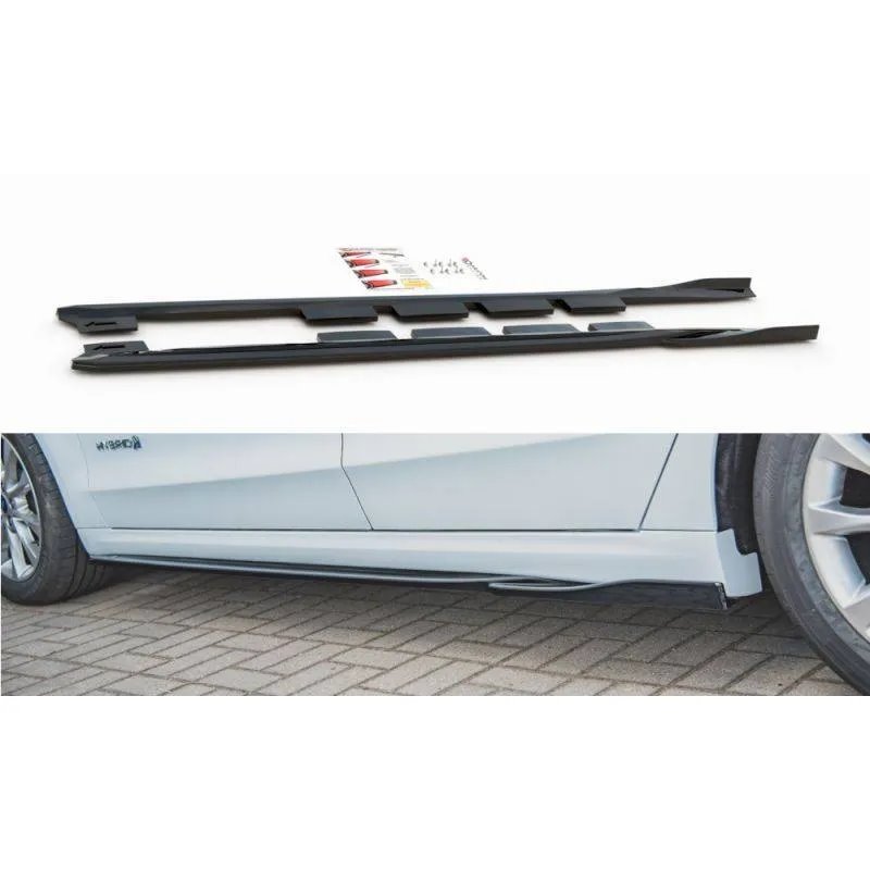 Maxton - Rajouts Des Bas De Caisse Ford Mondeo Mk5 Facelift/Preface Noir Brillant
