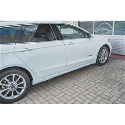 Maxton - Rajouts Des Bas De Caisse Ford Mondeo Mk5 Facelift/Preface Noir Brillant