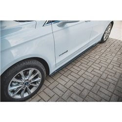 Maxton - Rajouts Des Bas De Caisse Ford Mondeo Mk5 Facelift/Preface Noir Brillant