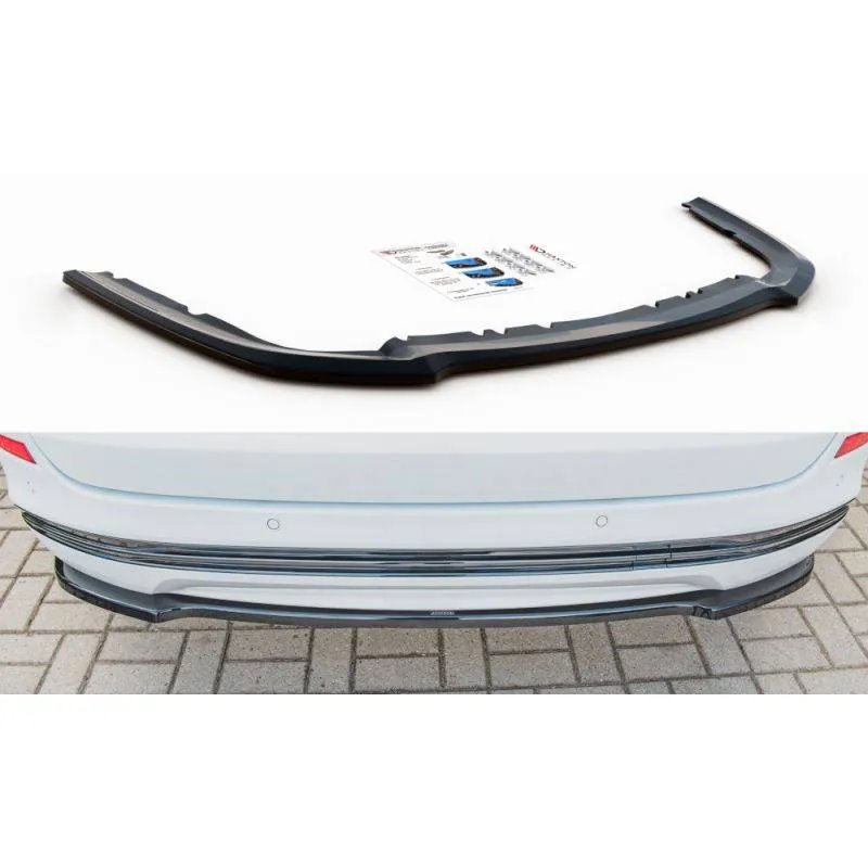 Maxton - Arriere Splitter Ford Mondeo Estate Platinium Mk5 Facelift Noir Brillant
