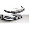 Maxton - Lame Du Pare-Chocs Avant V.1 Skoda Octavia Mk4 Noir Brillant
