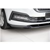 Maxton - Lame Du Pare-Chocs Avant V.1 Skoda Octavia Mk4 Noir Brillant