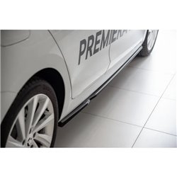 Maxton - Rajouts Des Bas De Caisse V.2 Skoda Octavia Mk4 Noir Brillant