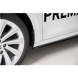 Maxton - Rajouts Des Bas De Caisse V.2 Skoda Octavia Mk4 Noir Brillant