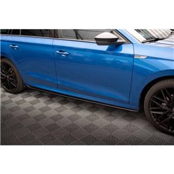 Maxton - Rajouts Des Bas De Caisse V.1 Skoda Octavia Mk4 Noir Brillant