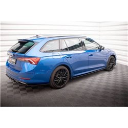 Maxton - Rajouts Des Bas De Caisse V.1 Skoda Octavia Mk4 Noir Brillant