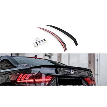 Maxton - Spoiler Cap Lexus LS Mk4 Facelift Noir Brillant
