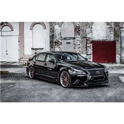 Maxton - Rajouts Des Bas De Caisse Lexus LS Long Wheelbase Mk4 Facelift Noir Brillant