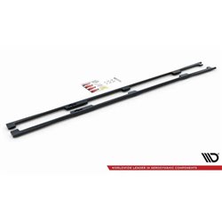 Maxton - Rajouts Des Bas De Caisse Lexus LS Long Wheelbase Mk4 Facelift Noir Brillant