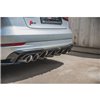 Maxton - Diffuseur Arrière Complet Audi S3 Sedan 8V Facelift Noir Brillant