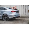 Maxton - Diffuseur Arrière Complet Audi S3 Sedan 8V Facelift Noir Brillant
