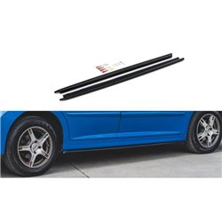 Maxton - Rajouts Des Bas De Caisse Peugeot 207 Sport Noir Brillant