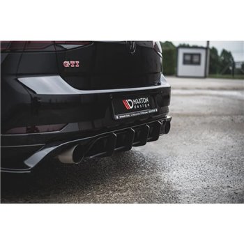 Maxton - Street Pro Central Diffuseur Arriere VW Golf 7 GTI TCR Noir