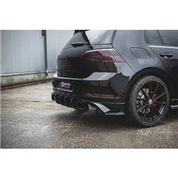Maxton - Street Pro Central Diffuseur Arriere VW Golf 7 GTI TCR Noir