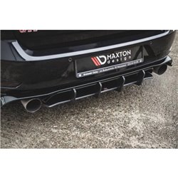 Maxton - Street Pro Central Diffuseur Arriere VW Golf 7 GTI TCR Noir