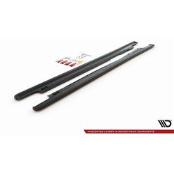 Maxton - Rajouts Des Bas De Caisse Mazda Xedos 6 Noir Brillant