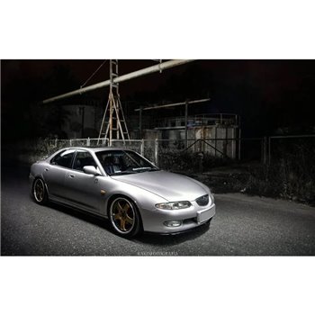 Maxton - Lame Du Pare-Chocs Avant Mazda Xedos 6 Noir Brillant
