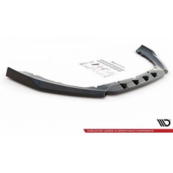 Maxton - Lame Du Pare-Chocs Avant Ford S-Max Mk2 Facelift Noir Brillant