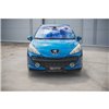 Maxton - Lame Du Pare-Chocs Avant Peugeot 207 Sport Noir Brillant