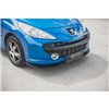 Maxton - Lame Du Pare-Chocs Avant Peugeot 207 Sport Noir Brillant