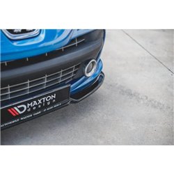Maxton - Lame Du Pare-Chocs Avant Peugeot 207 Sport Noir Brillant