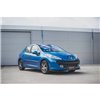 Maxton - Lame Du Pare-Chocs Avant Peugeot 207 Sport Noir Brillant